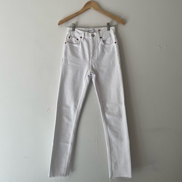 Re/done originals high rise ankle crop jeans - Picture 3 of 9